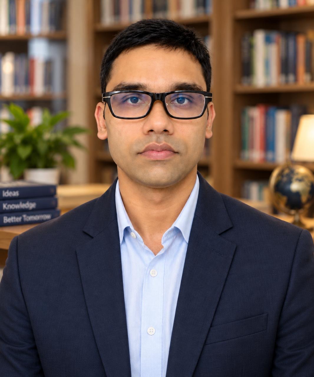 Ranjodh Singh, University Counsellor for Japan, China and Taiwan, in a professional portrait.