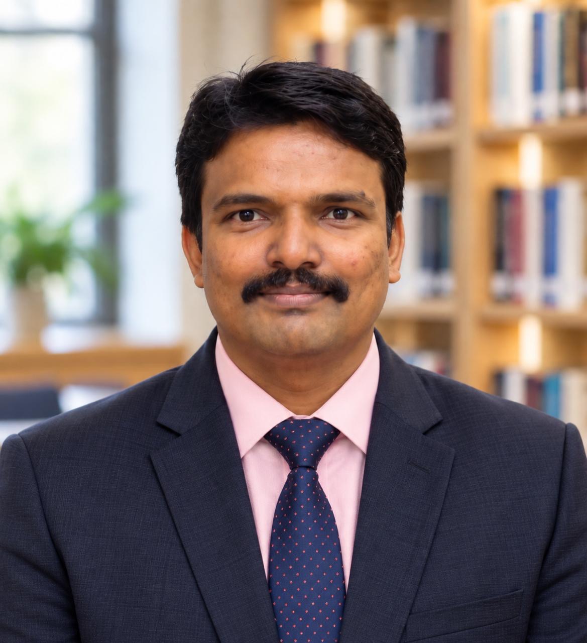 Mr. Manish K. Patel, Head of JEE and Senior Physics Faculty at Nidaan Career, in a professional portrait.